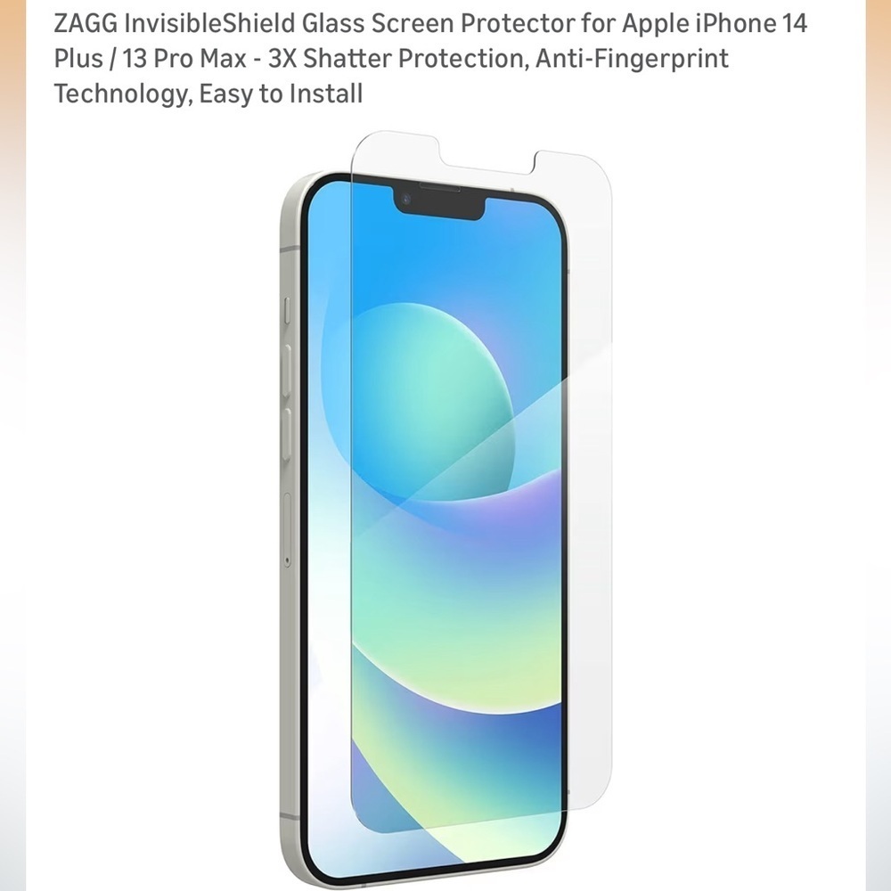 Apple iPhone 14 Plus or 13 ProMax Screen Protector - Clear